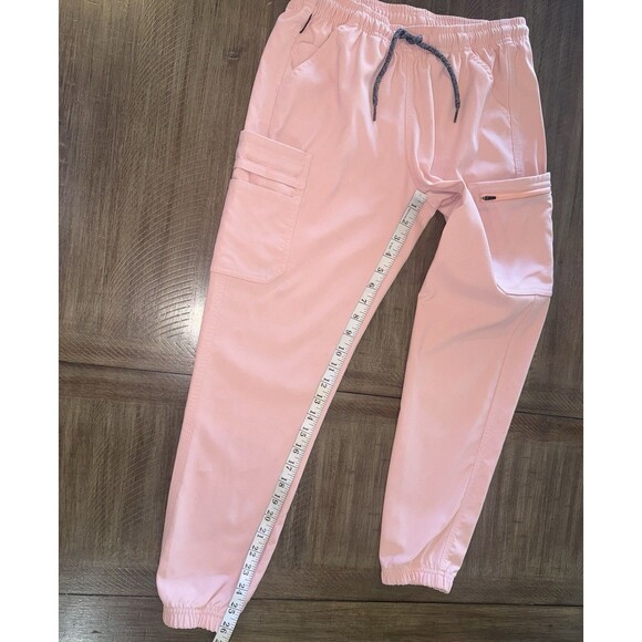 Carhartt Pink Force Cross-Flex Scrub Jogger Pants Drawstring Petite Small PS - Picture 9 of 16